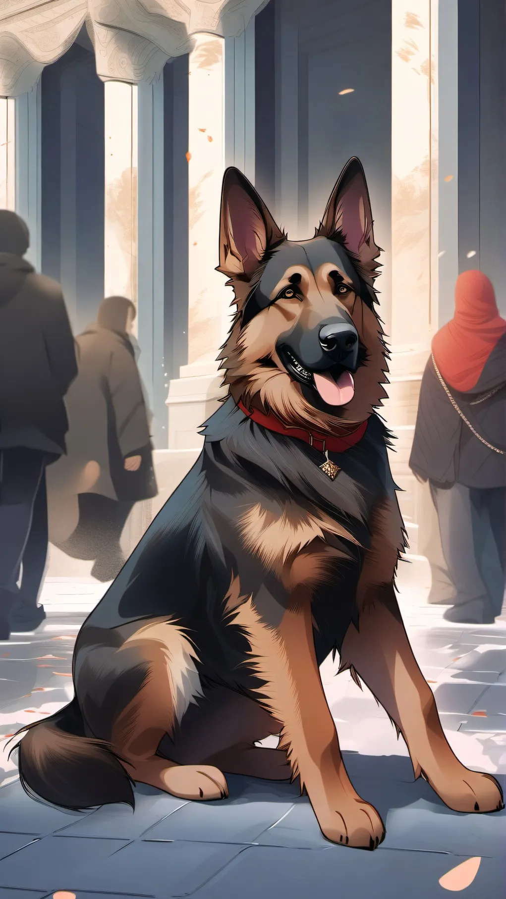 ai character: latex infection  background