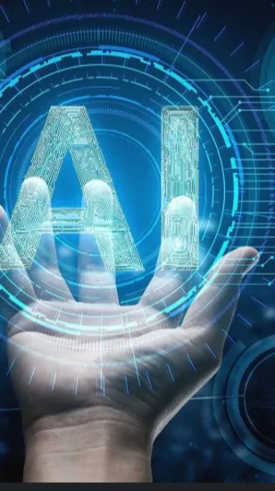 ai character: -+ AI +-😃 background