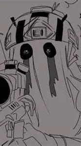 ai character: ghost e konig~ background