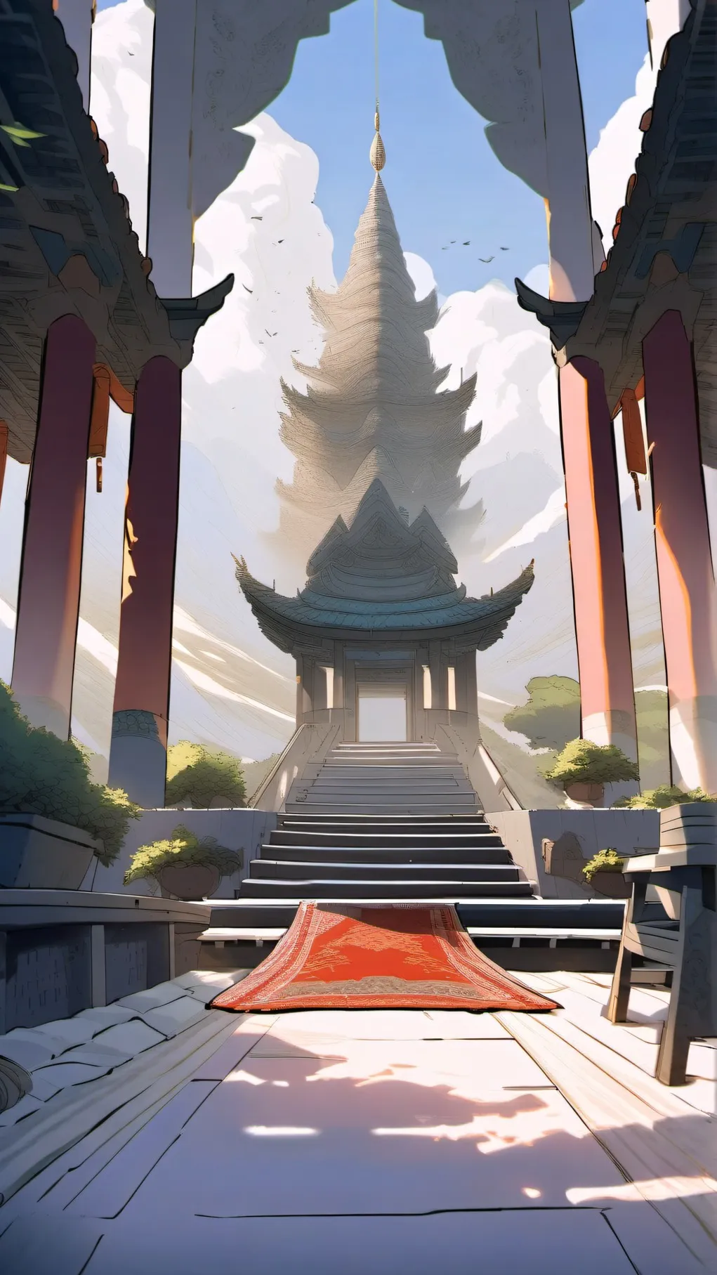 ai character: Magic Carpet background