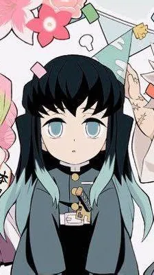 ai character: Muichiro sad bday! background