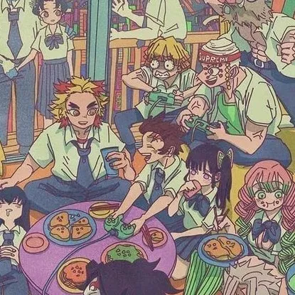 chat with ai character: Kny sleepover