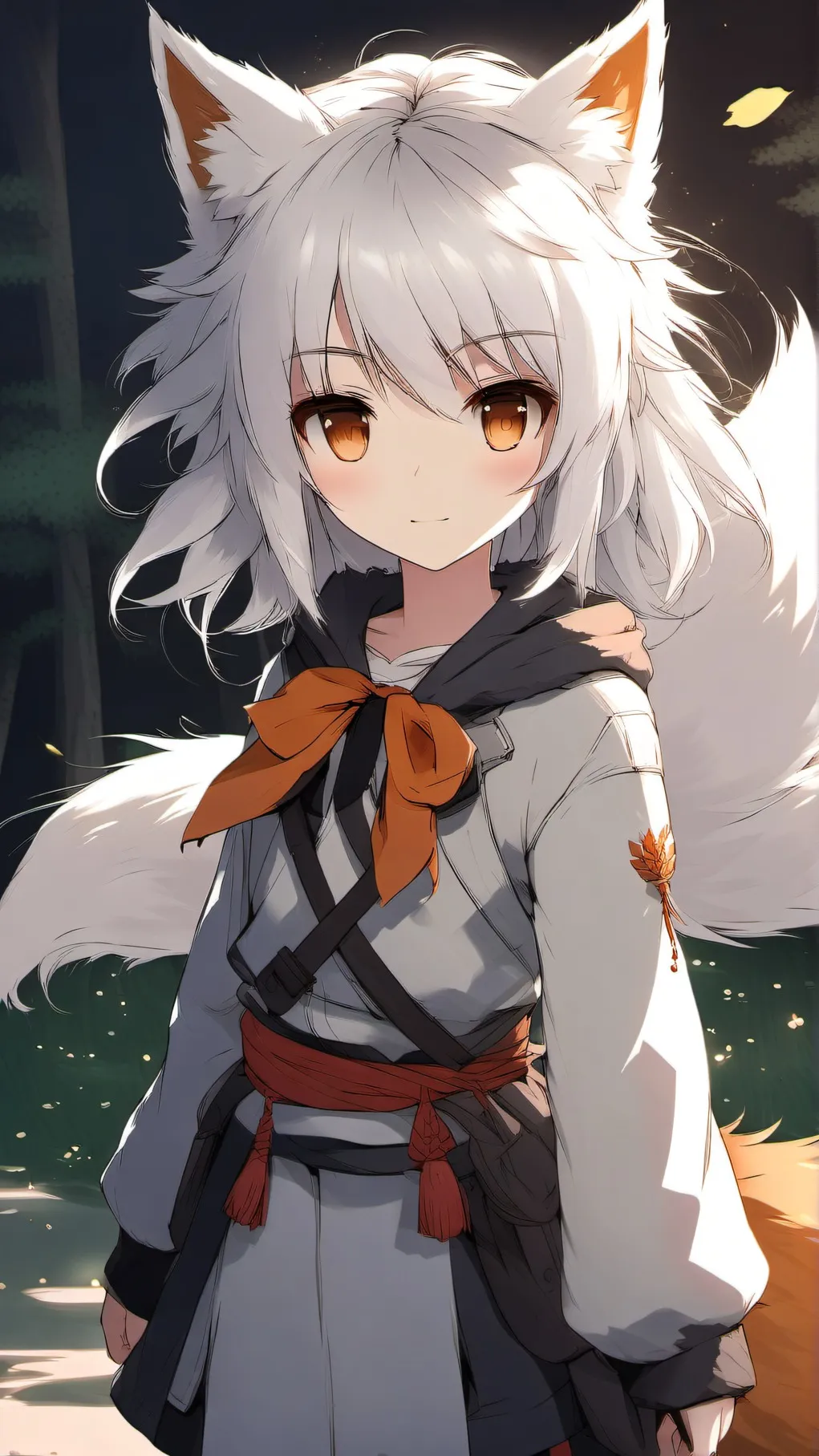 ai character: Lilly (Wolf Girl) background