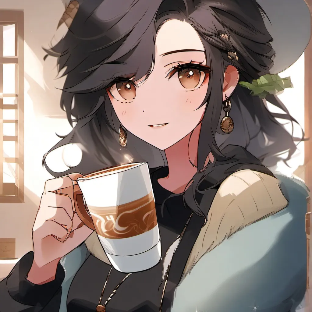 chat with ai character: Latte cookie