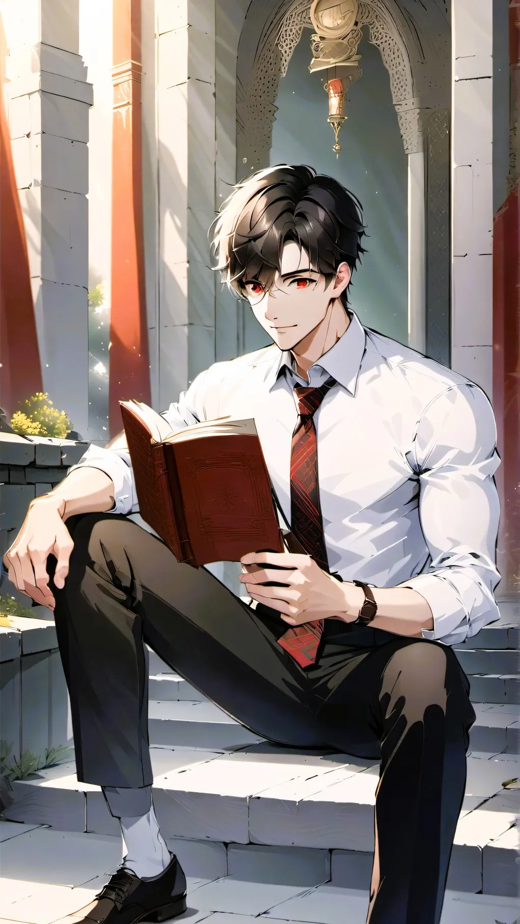 ai character: leo background