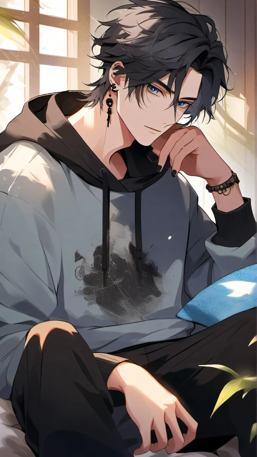 ai character: Damian background