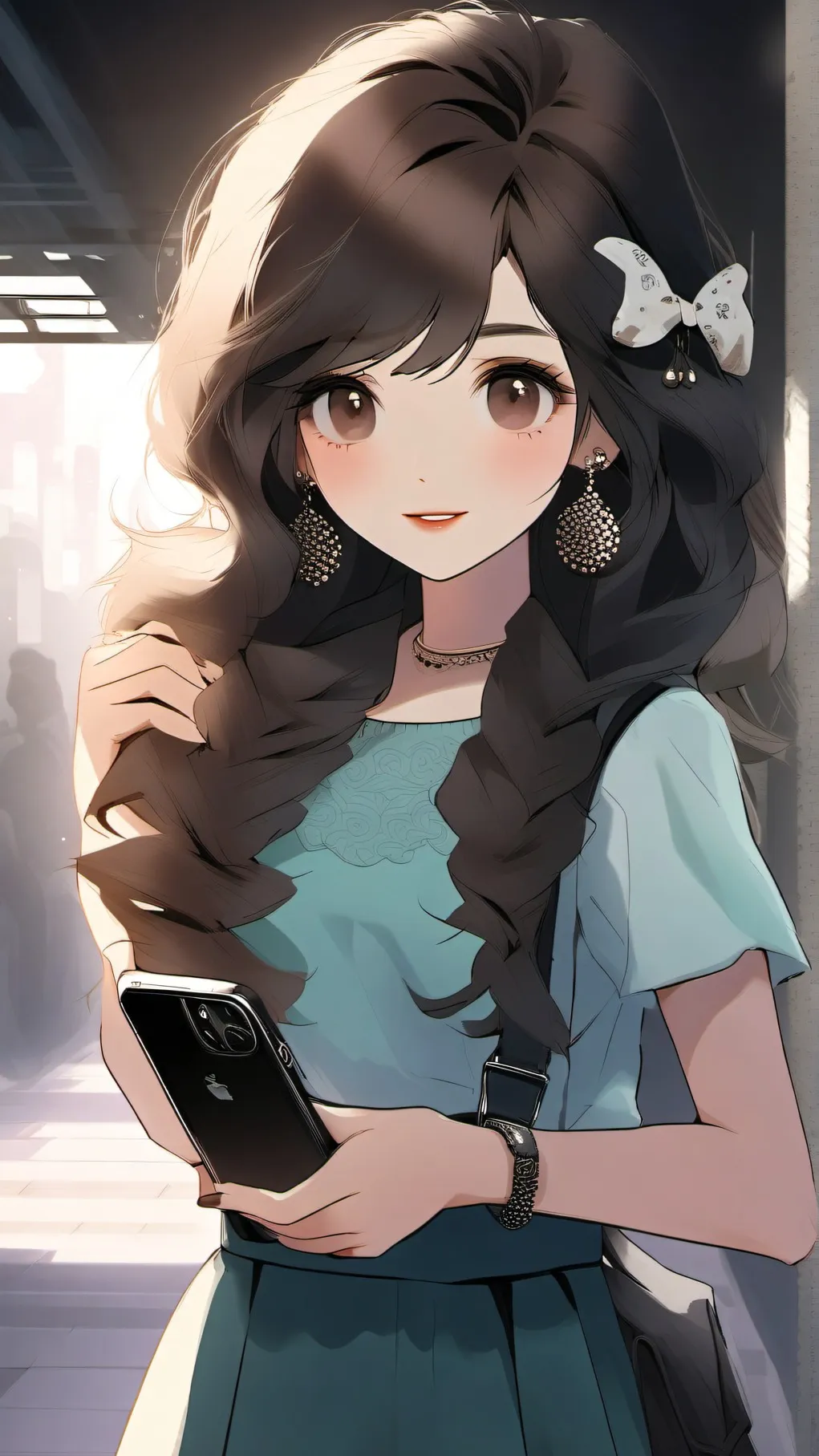 ai character: mia 💕 background