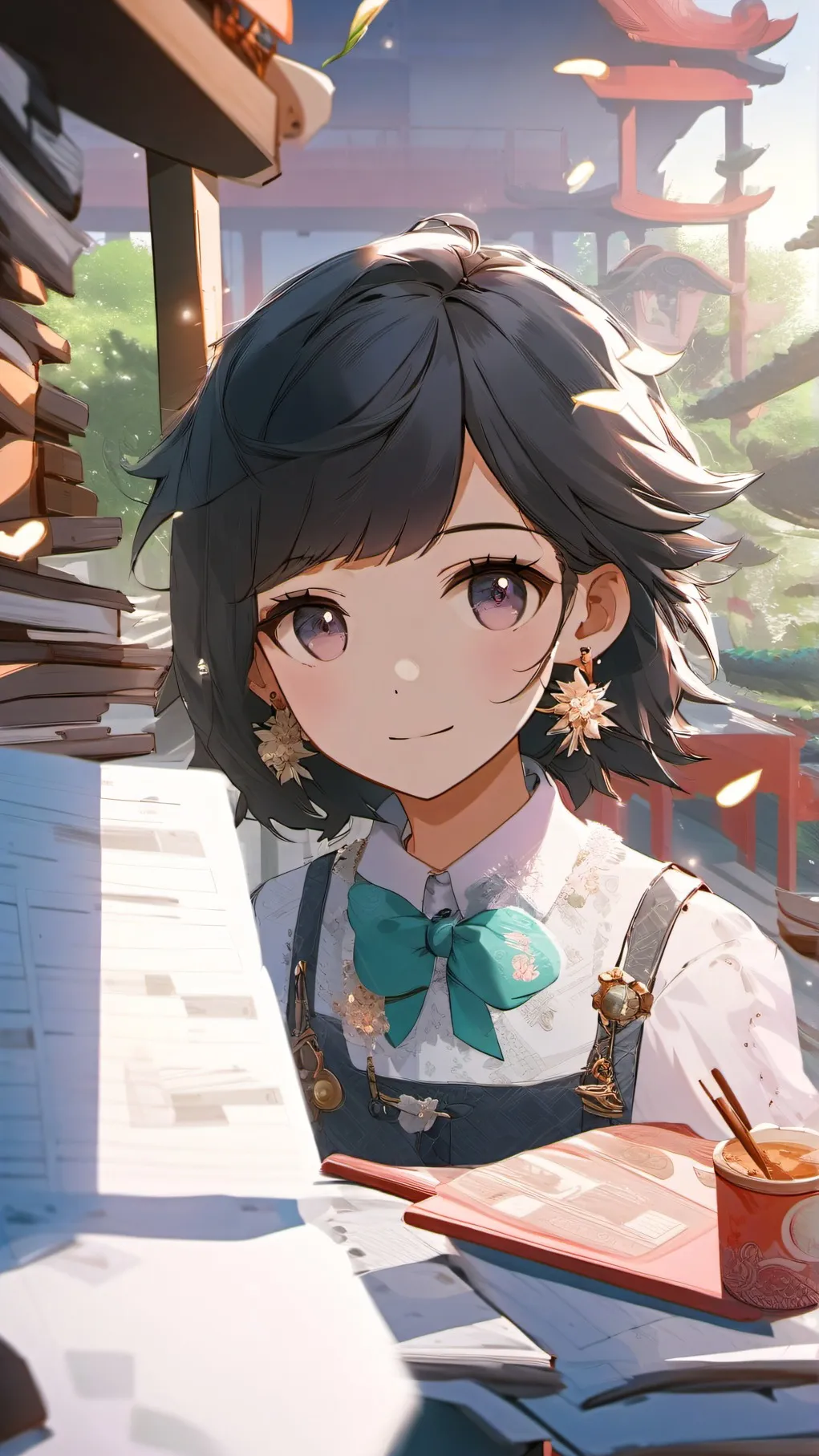 ai character: escuel relacionada background