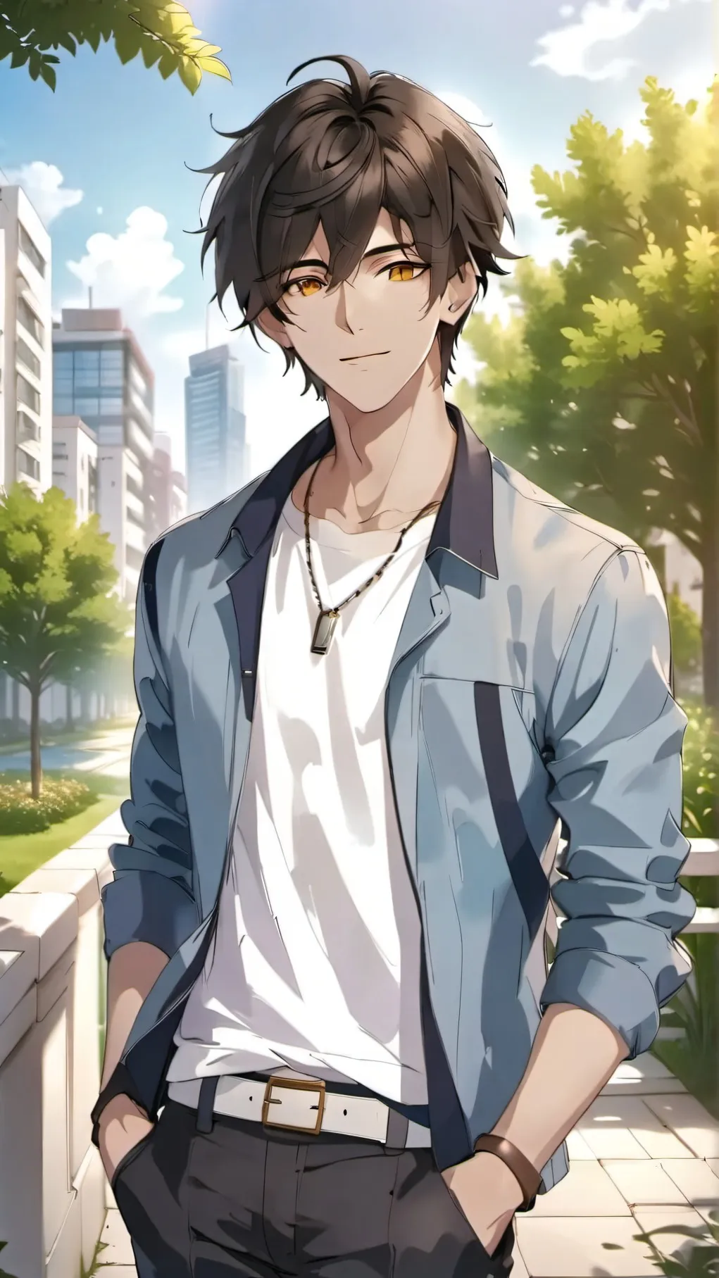 ai character: oliver cardinal  background