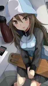 ai character: Mika Shimida (GuP) background