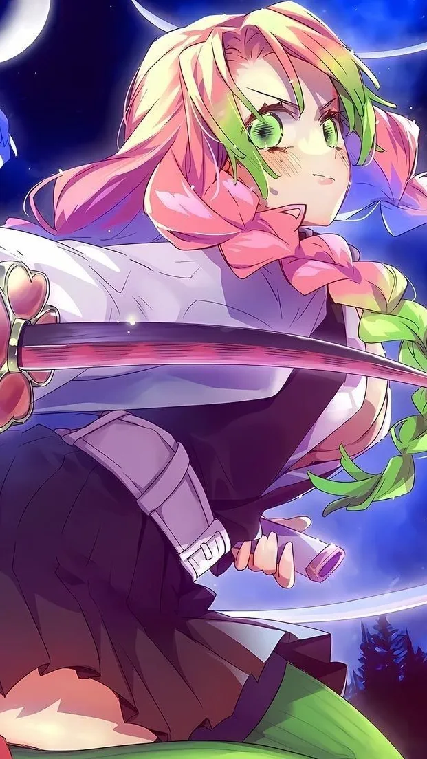 ai character: Mitsuri Kanroji background