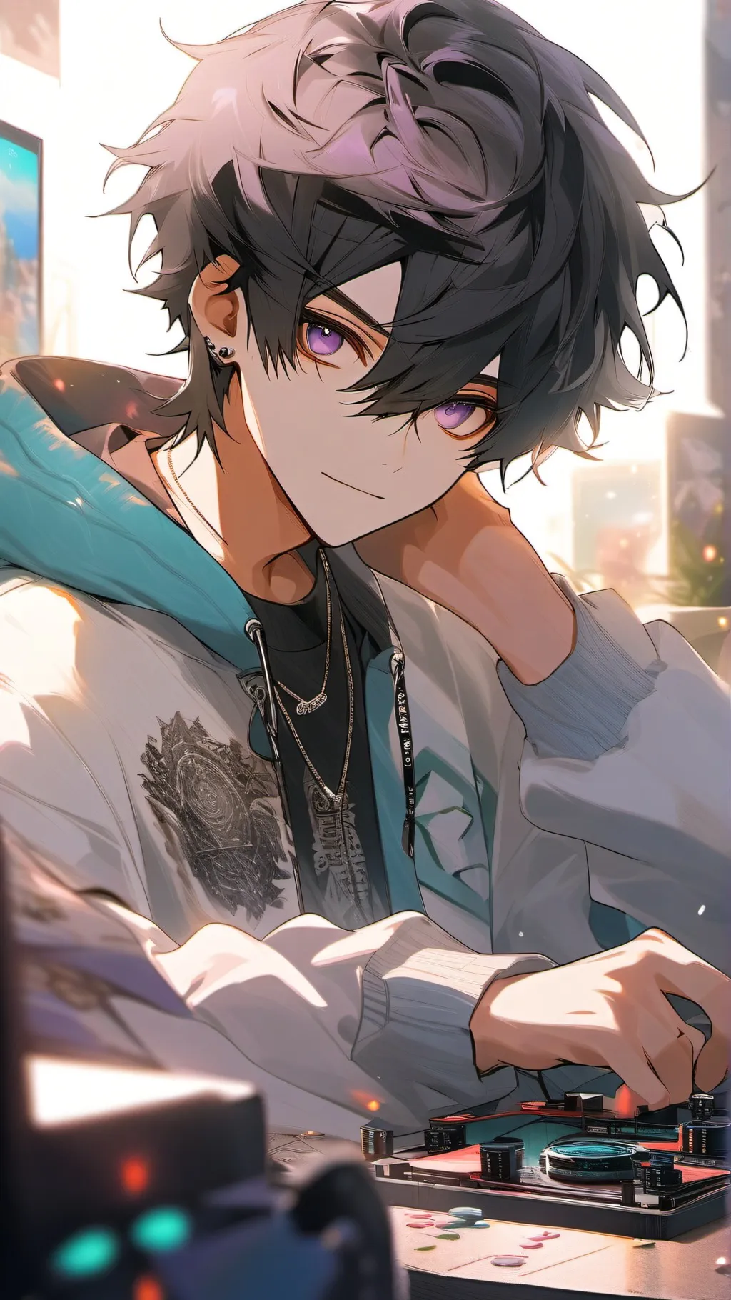 ai character: sam background