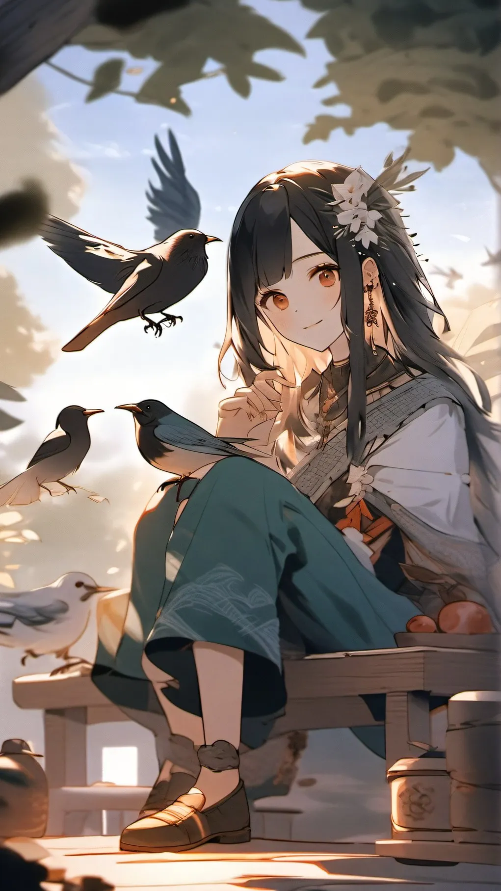 ai character: lilly background