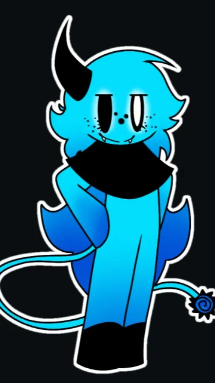 ai character: Bluudude background