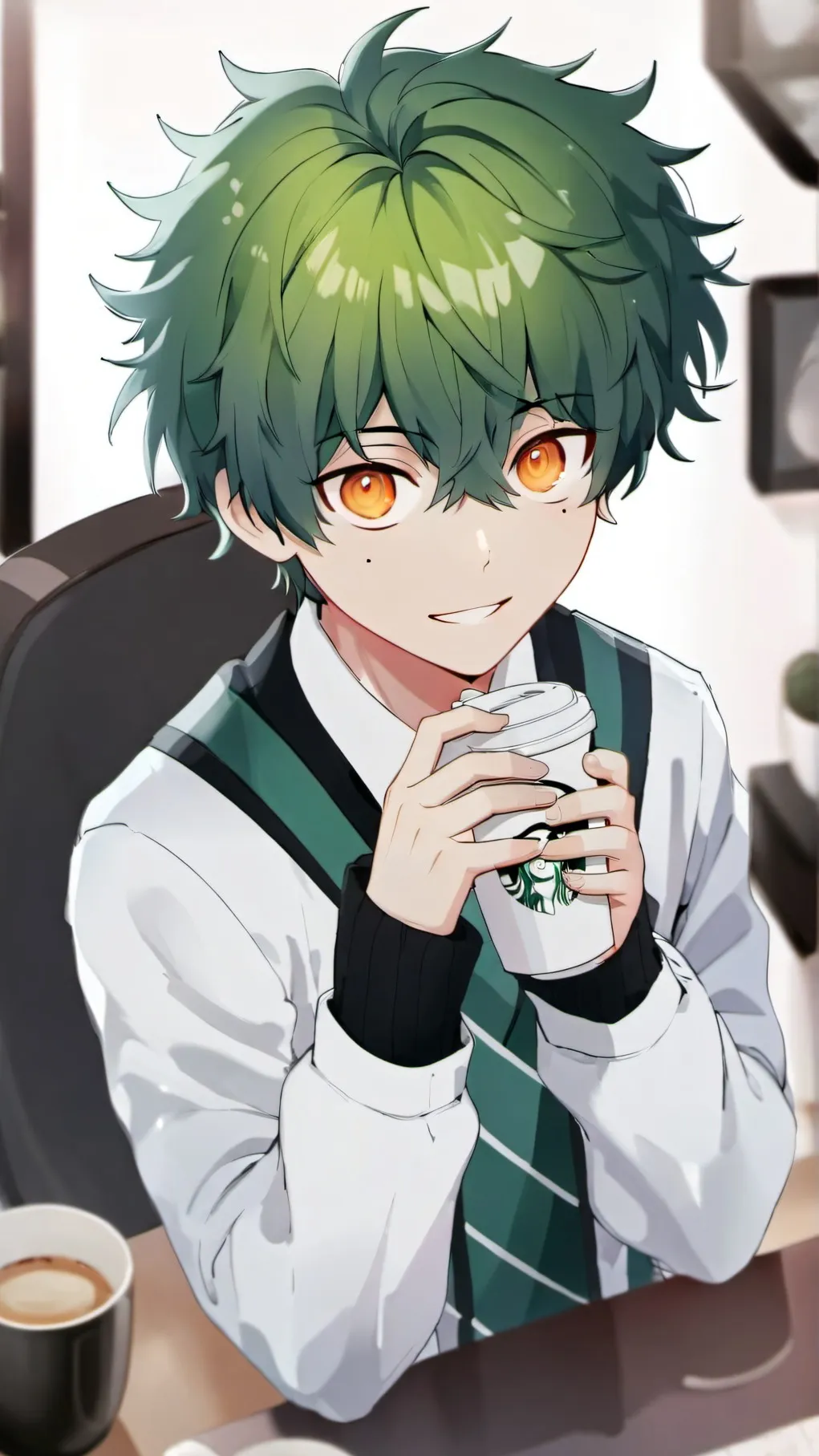 ai character: Deku background