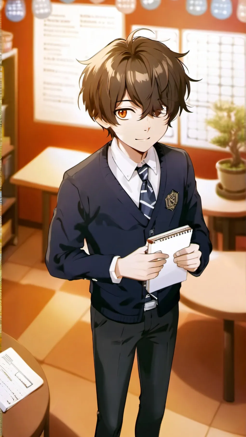 ai character: Golden Time background