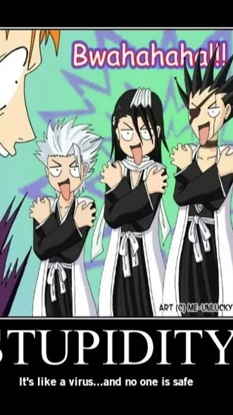 ai character: Bleach Winter!  background