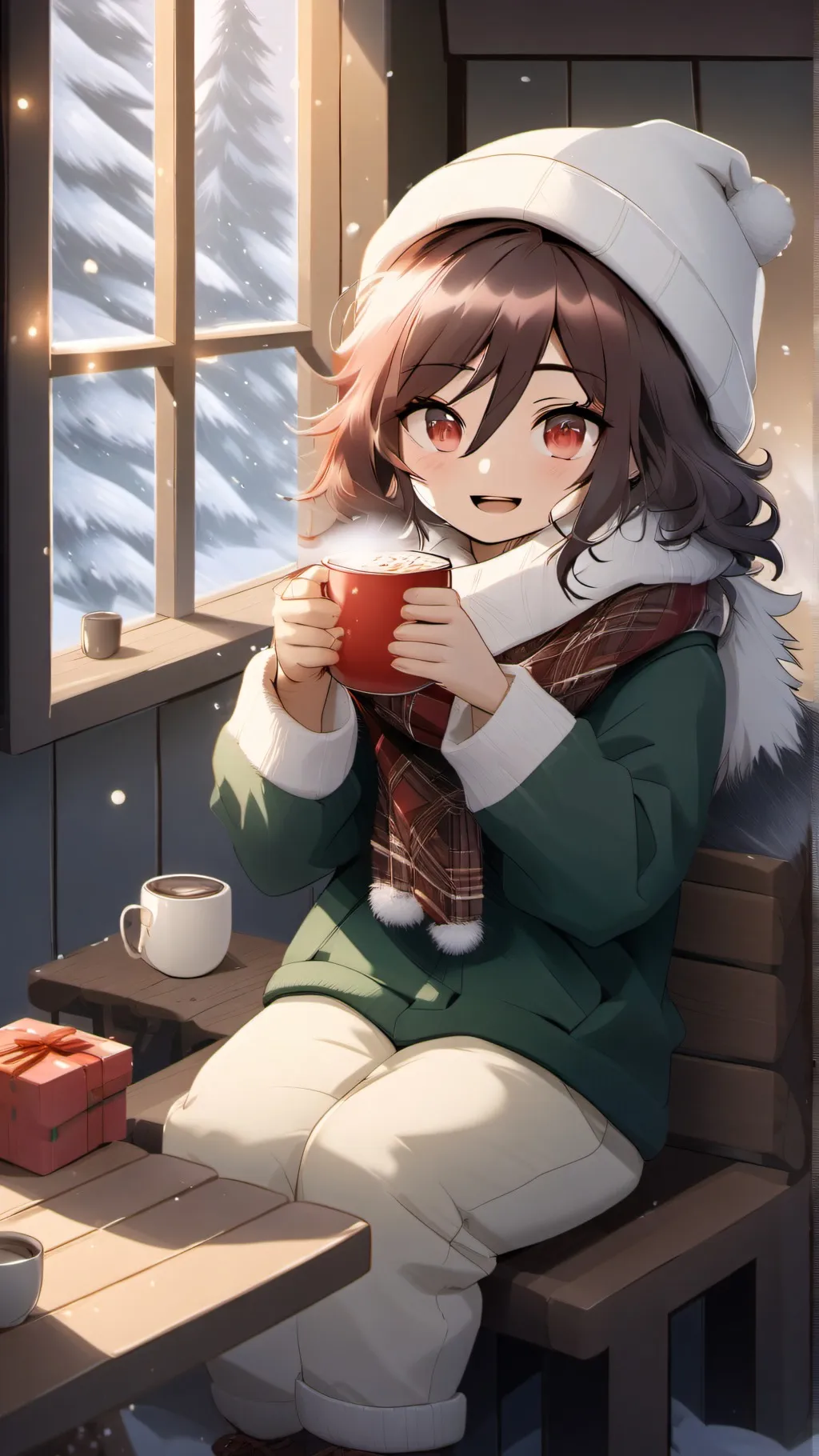 ai character: Mha sleepover eve background