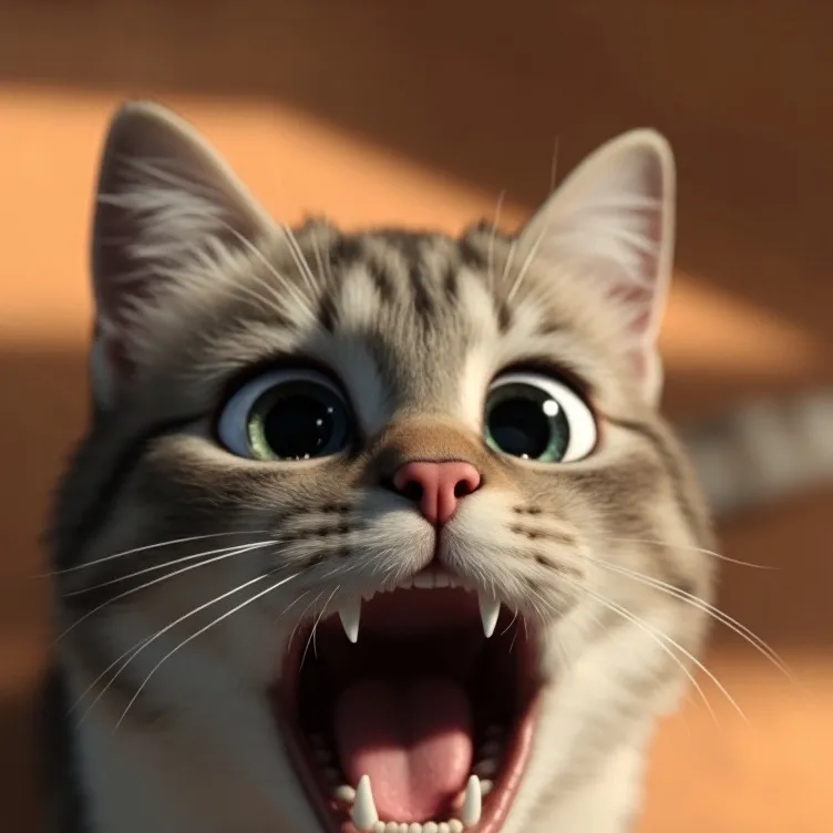 chat with ai character: Cartoon cat temu