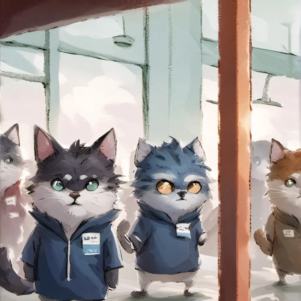 chat with ai character: Cat among us mod