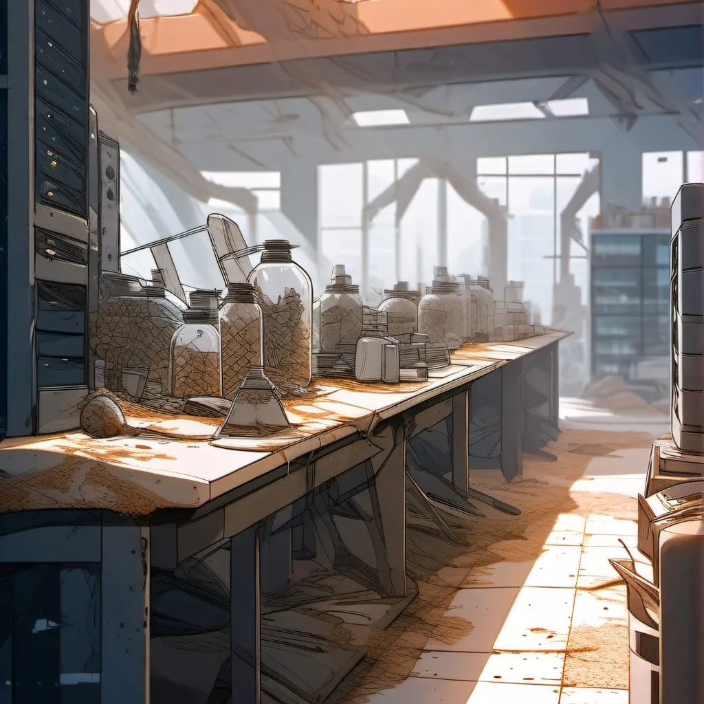 chat with ai character: abandoned lab