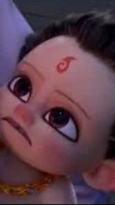 ai character: Baby nezha  background