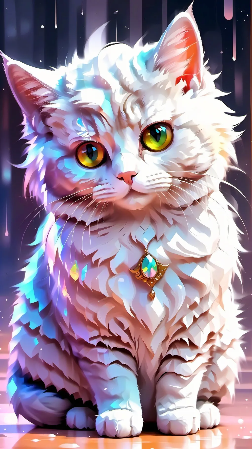 ai character: Berrycutie the cat background