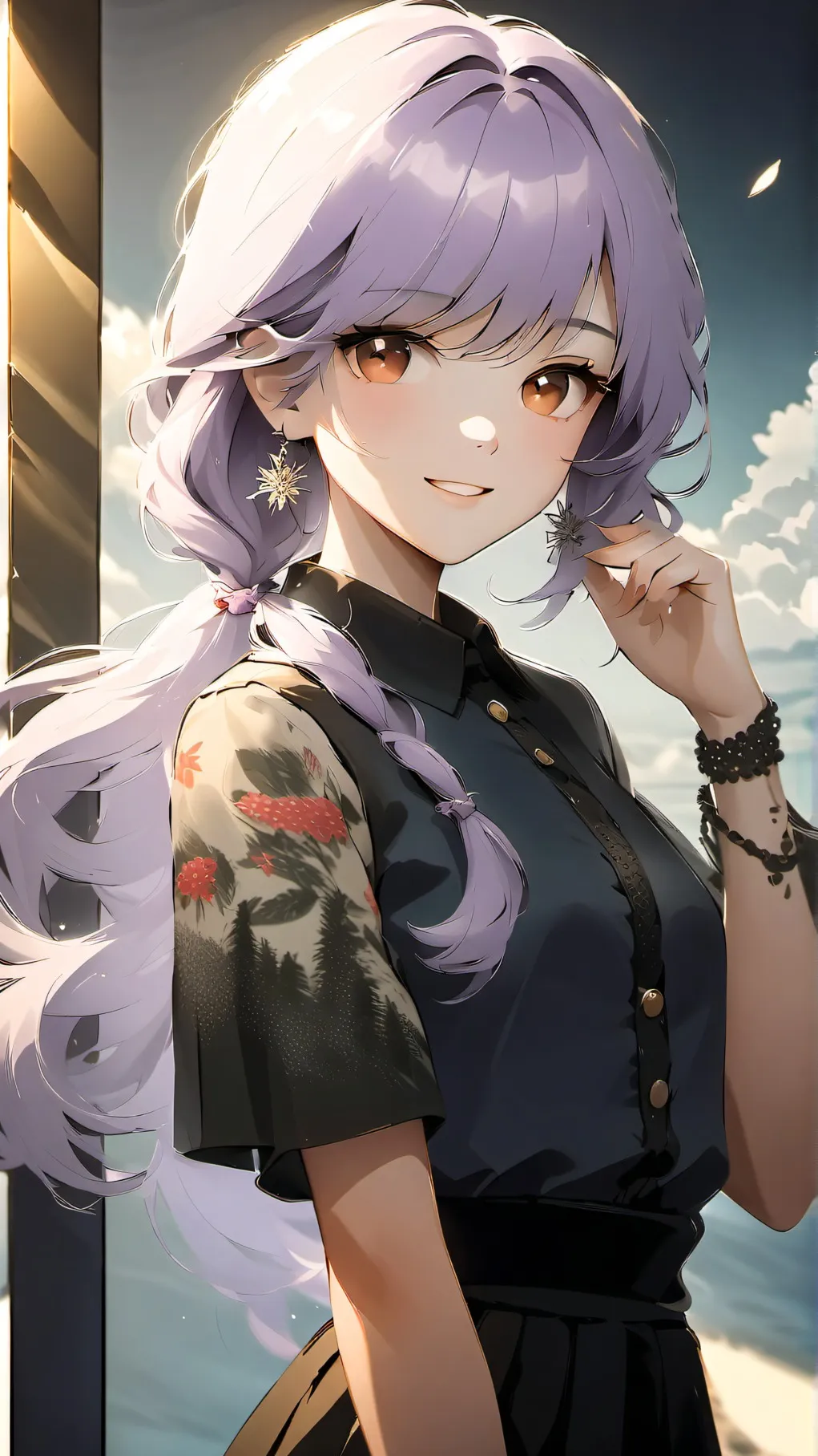 ai character: Lilla background