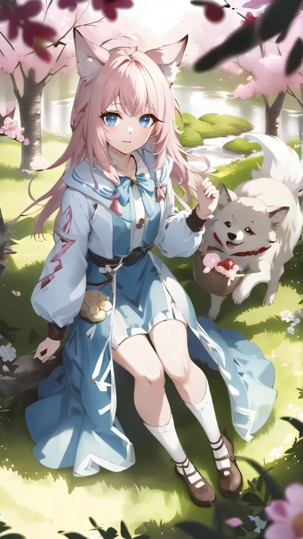 ai character: Rose background