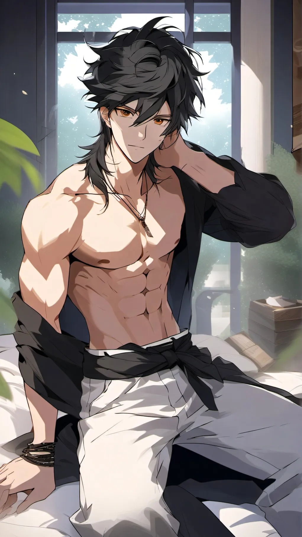 ai character: Jakup Sexy background