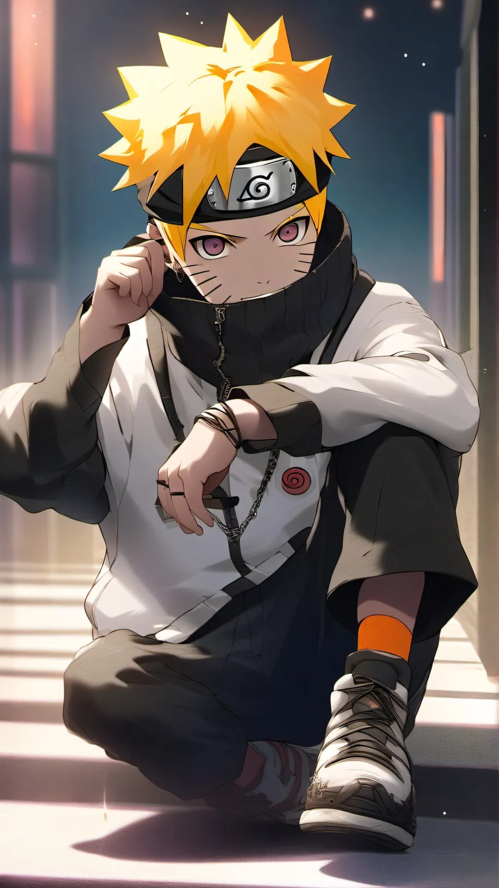 ai character: Naruto Uzumaki background
