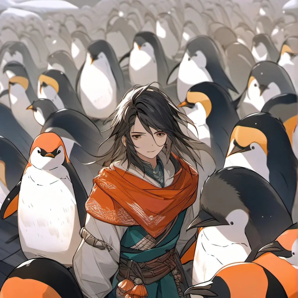 chat with ai character: penguin war