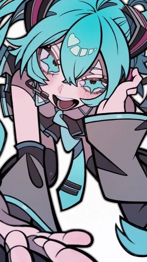 ai character: miku background