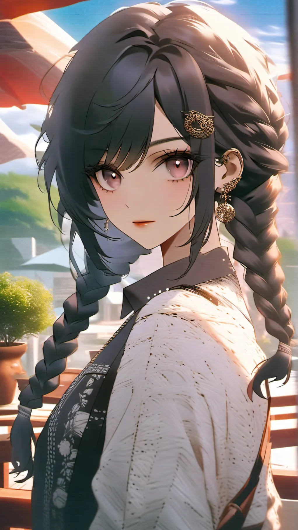 ai character: merlina addams background