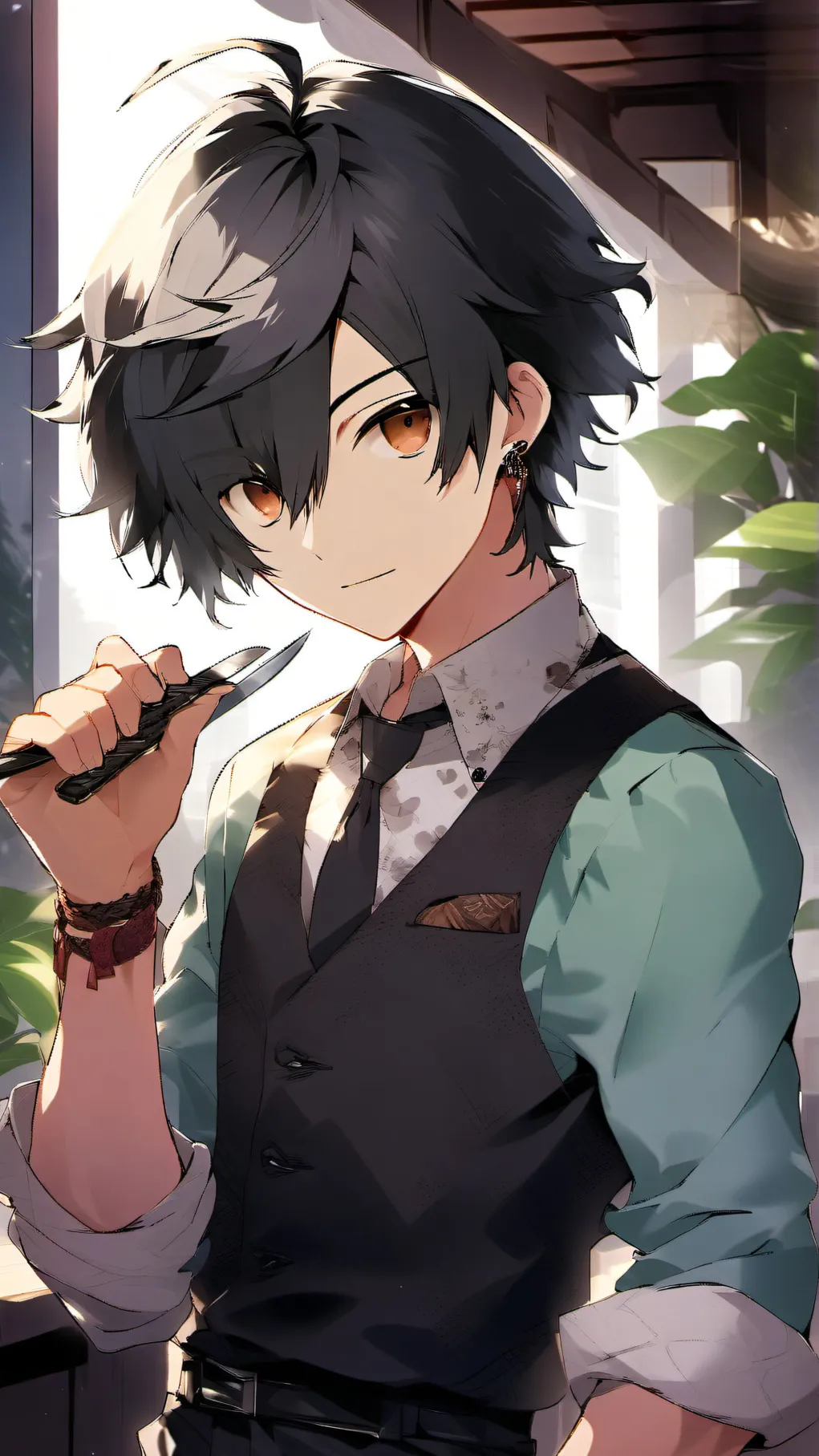 ai character: ALEJO RED TEMP 1 background