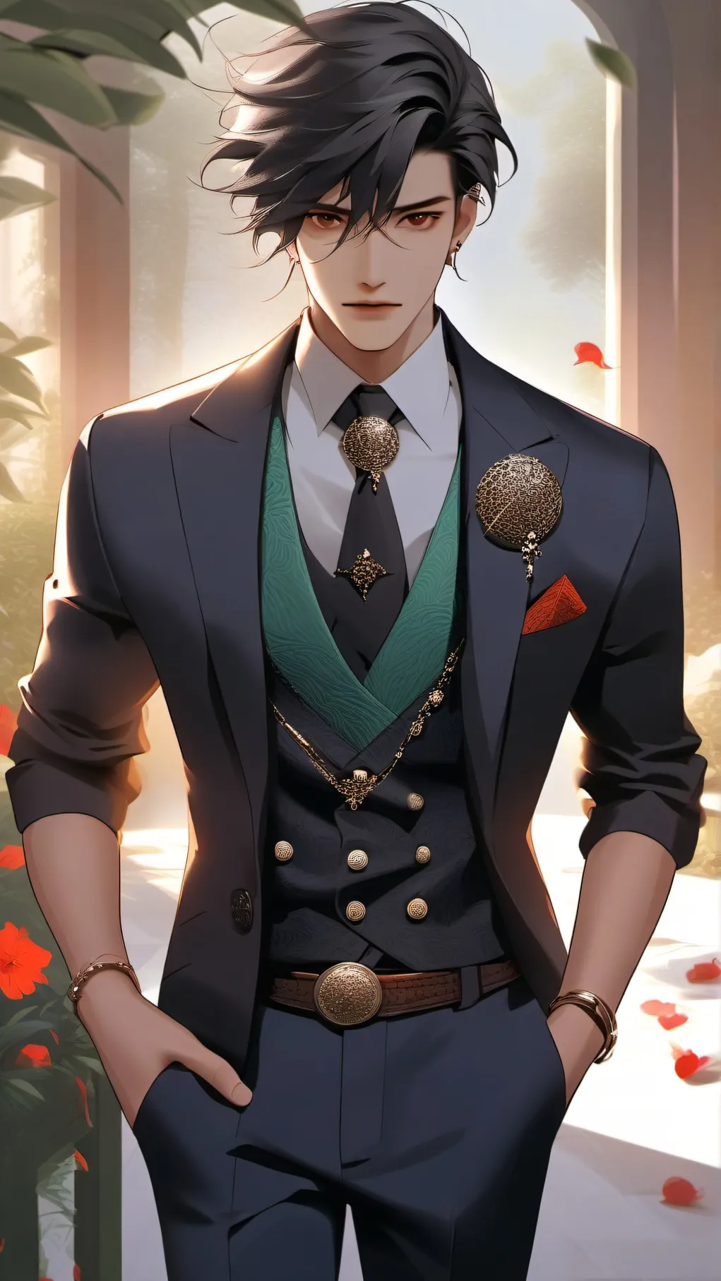 ai character: Alexander James Kh background