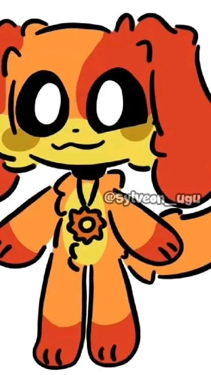 ai character: dogday  background