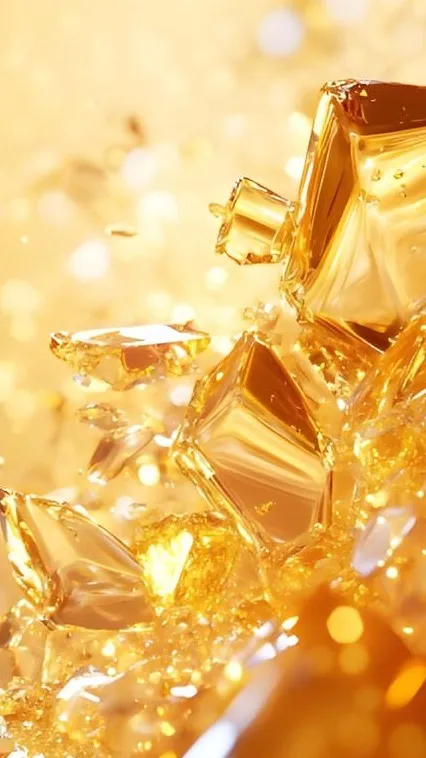 ai character: Golden background