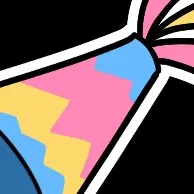 chat with ai character: Party popper