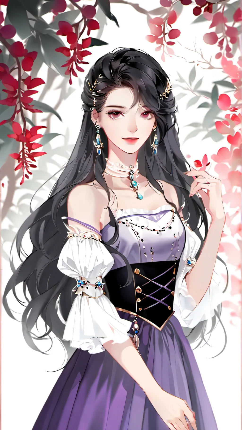 ai character: Mya 👁️👄👁️ background