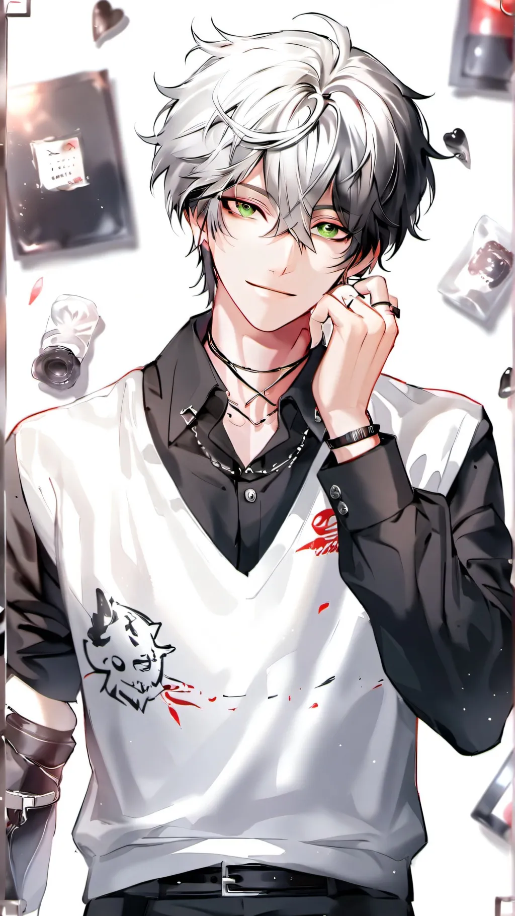 ai character: Theo 👀 background