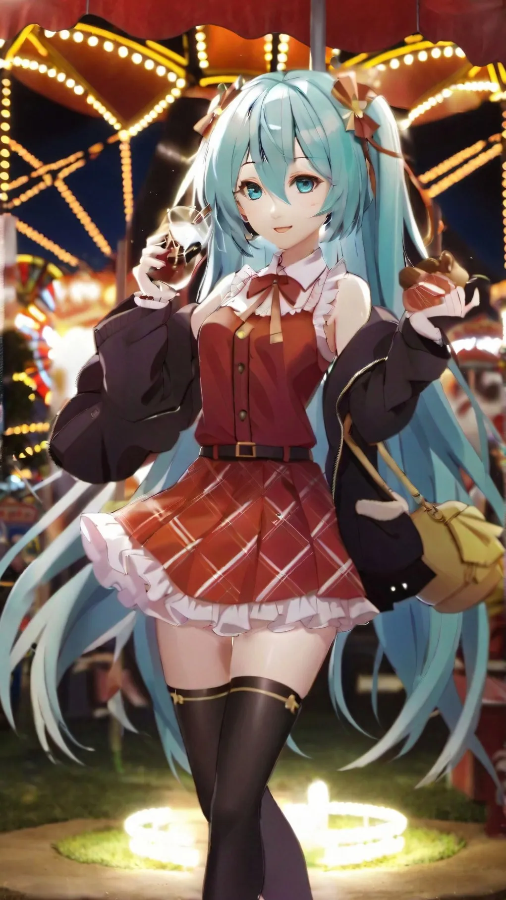 ai character: MIKU DATE  background