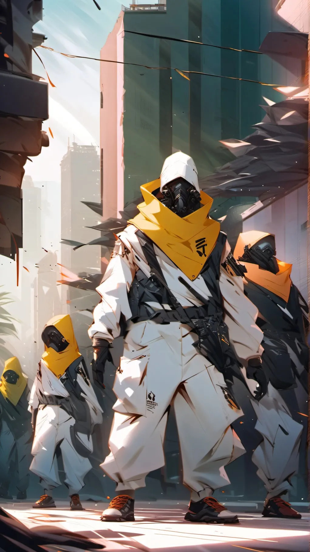 ai character: hazard infection  background