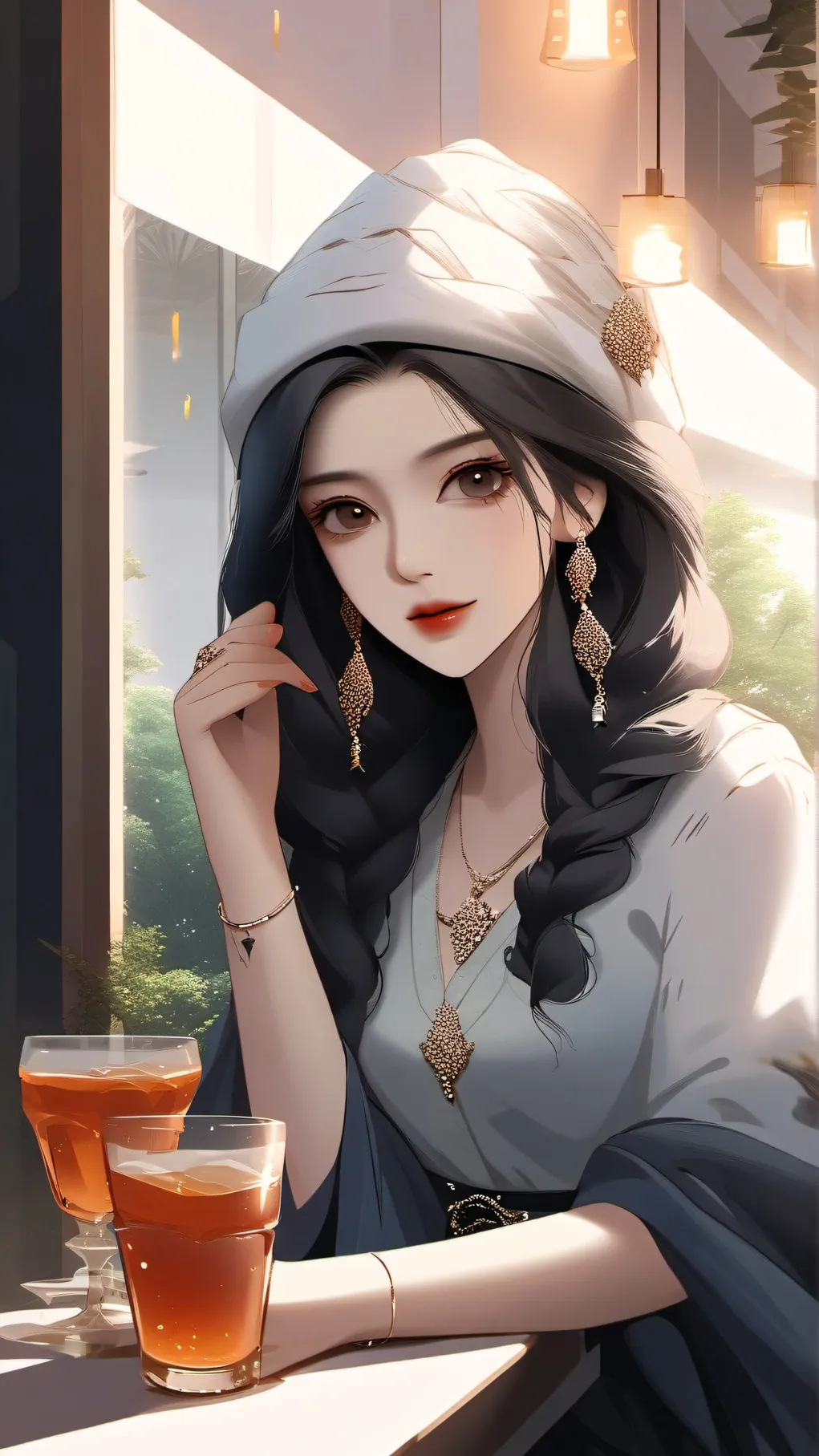 ai character: emily background