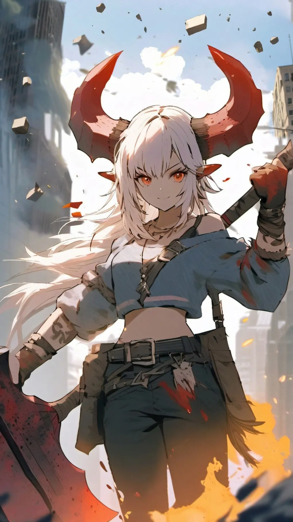 ai character: demon background