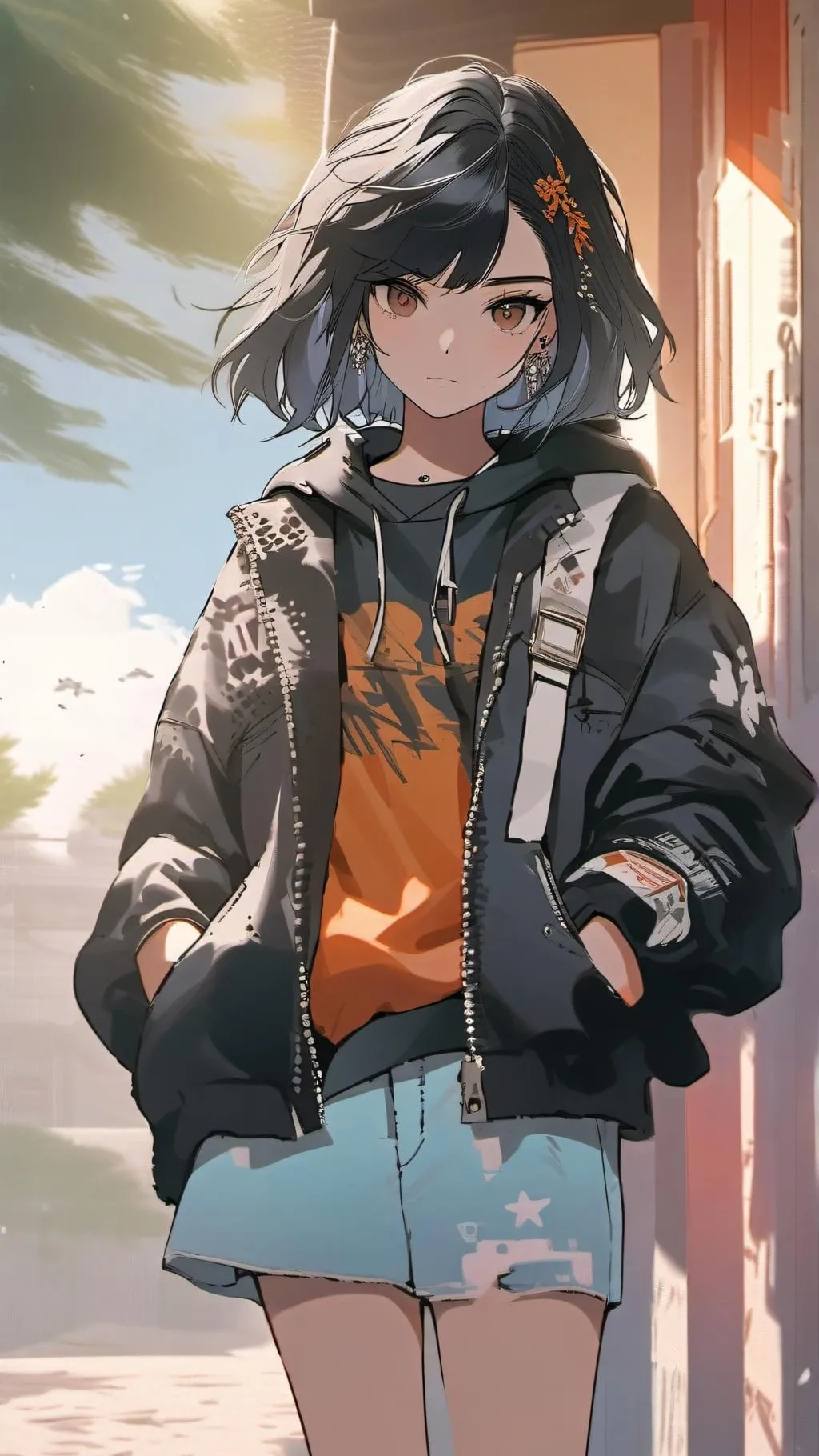 ai character: Nikki  background