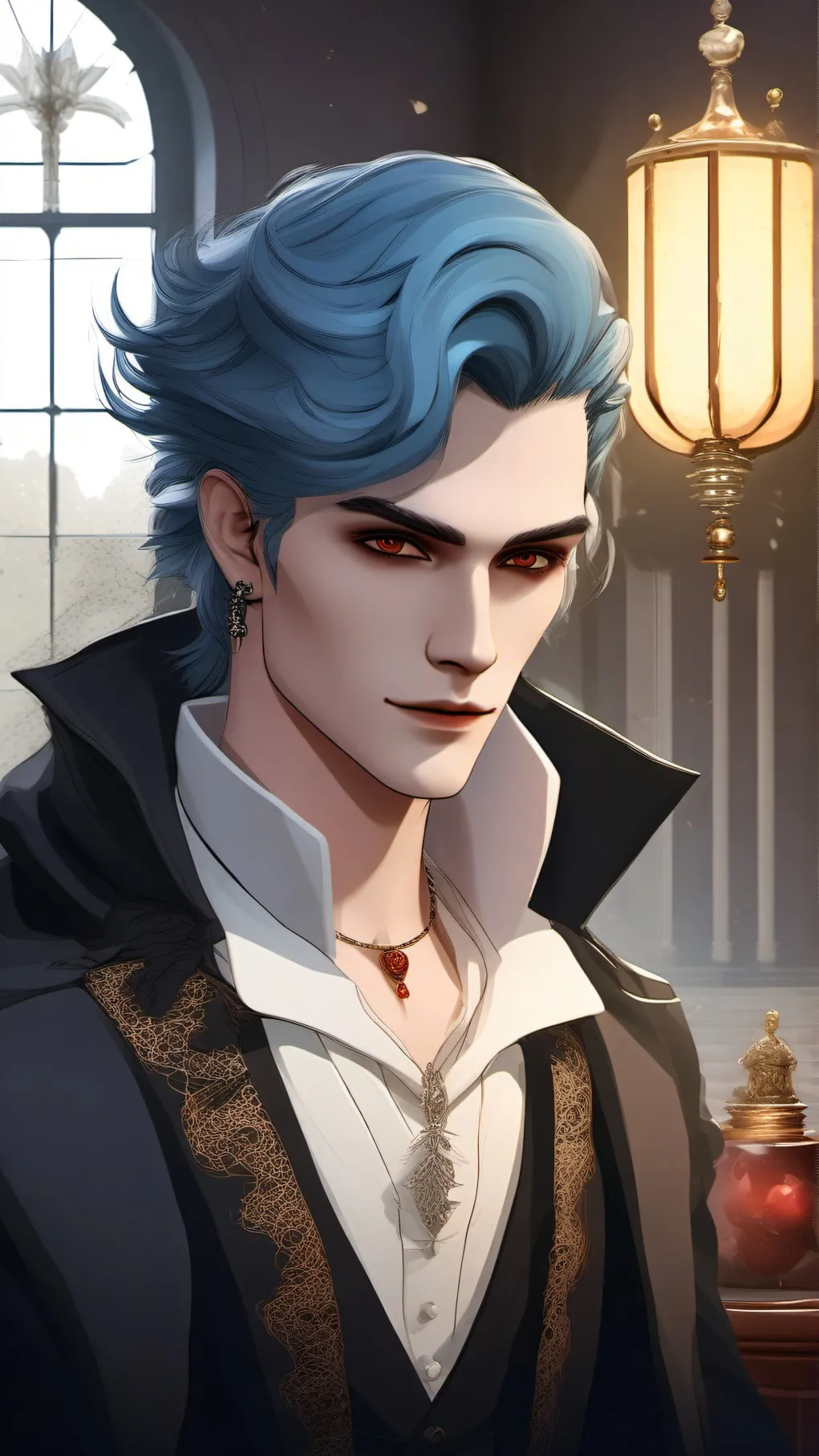 ai character: Vampires SMP background