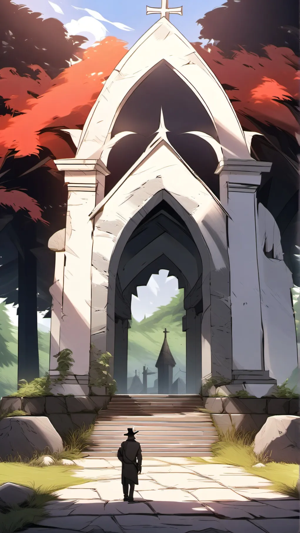 ai character: Demon Avid AU background