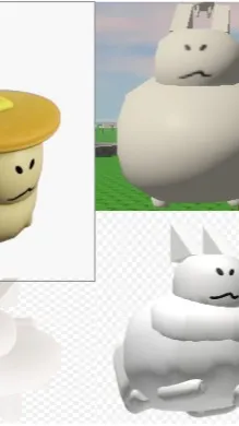 ai character: The Gubby forest background