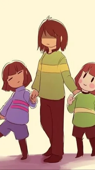ai character: Chara Frisk Kris background